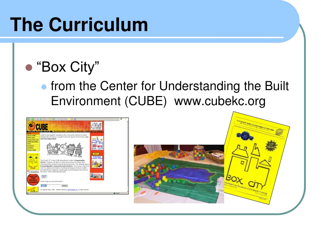 the curriculum