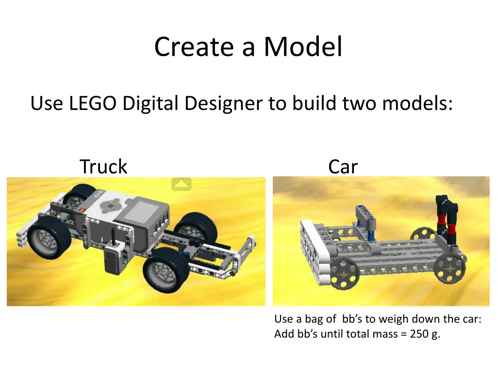 create a model