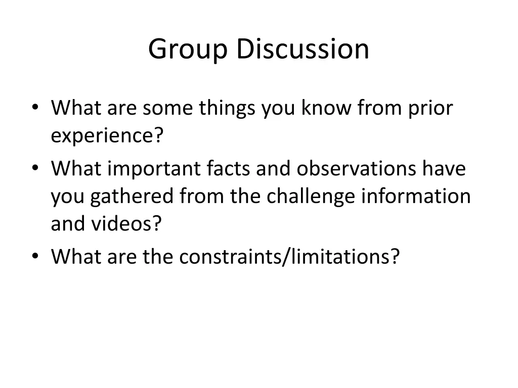 group discussion