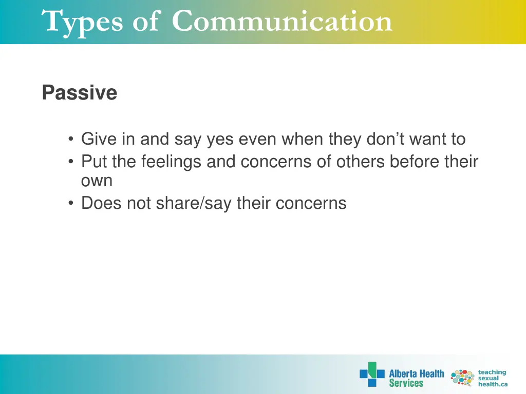 types of communication 1