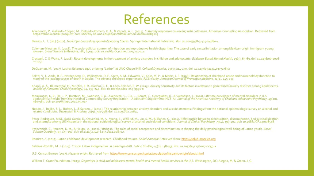 references