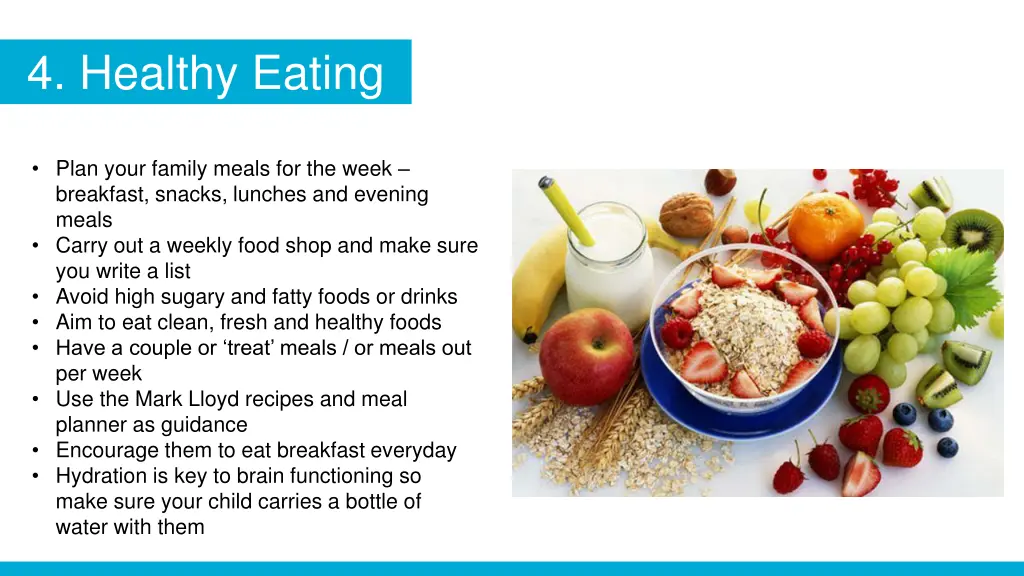 4 healthy eating