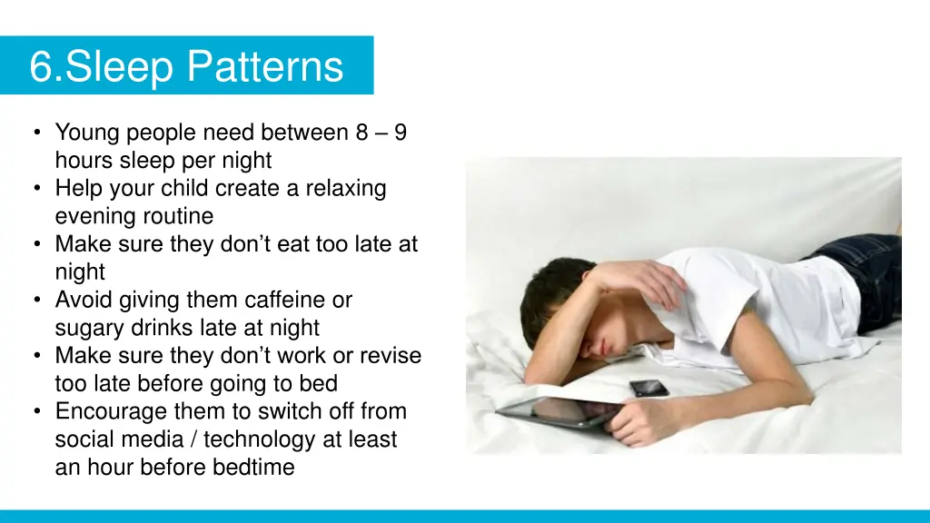 6 sleep patterns