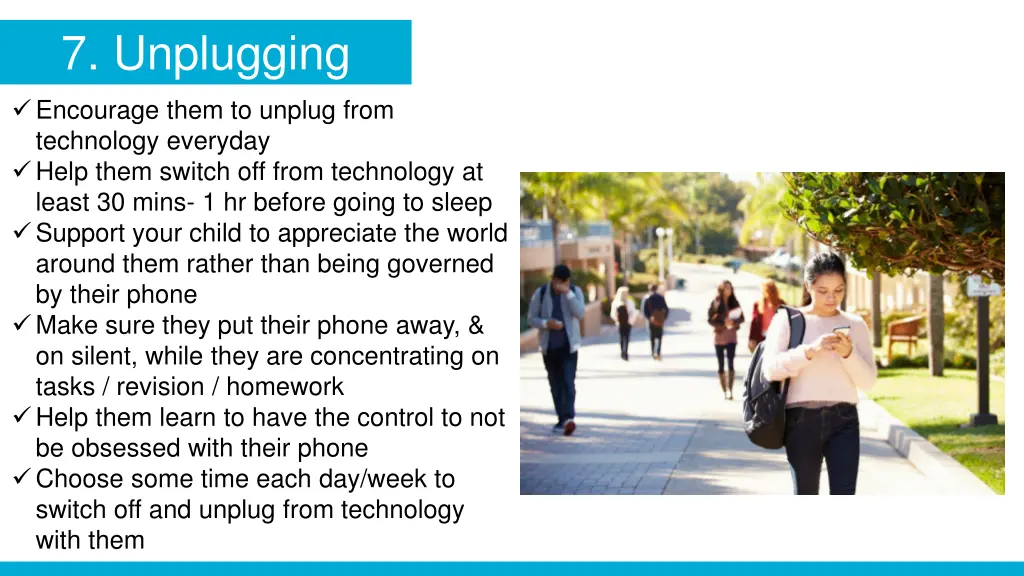 7 unplugging