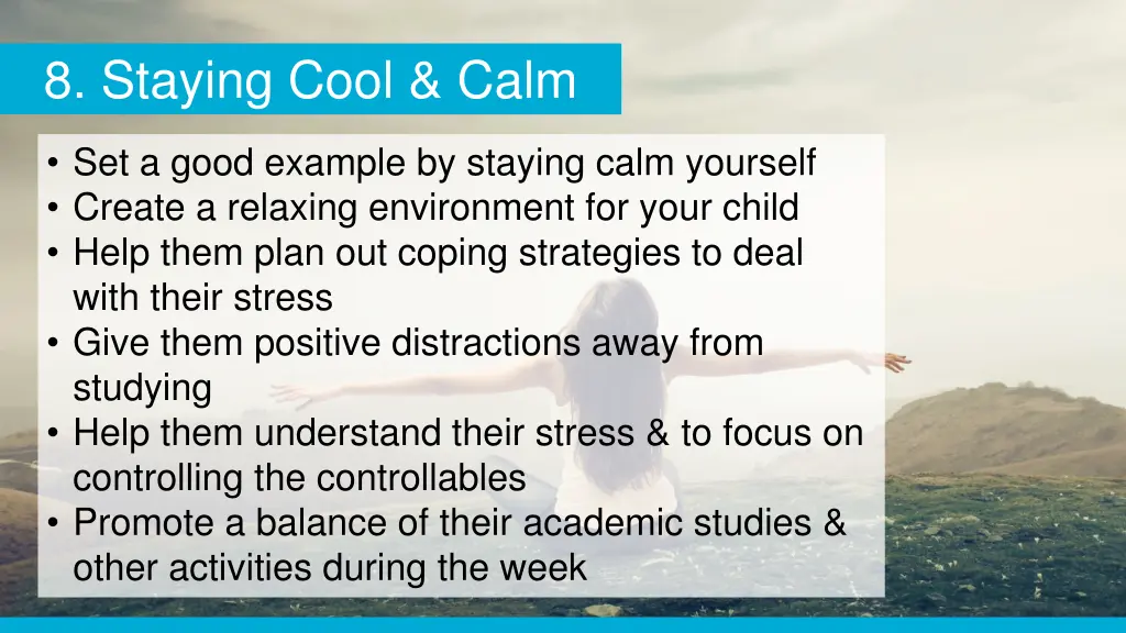 8 staying cool calm