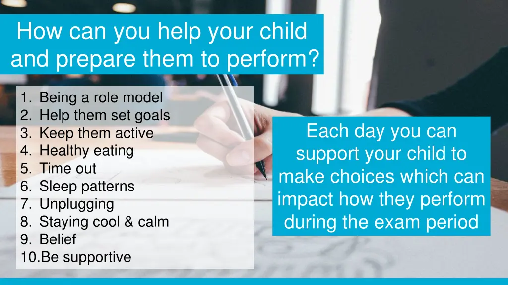 how can you help your child and prepare them