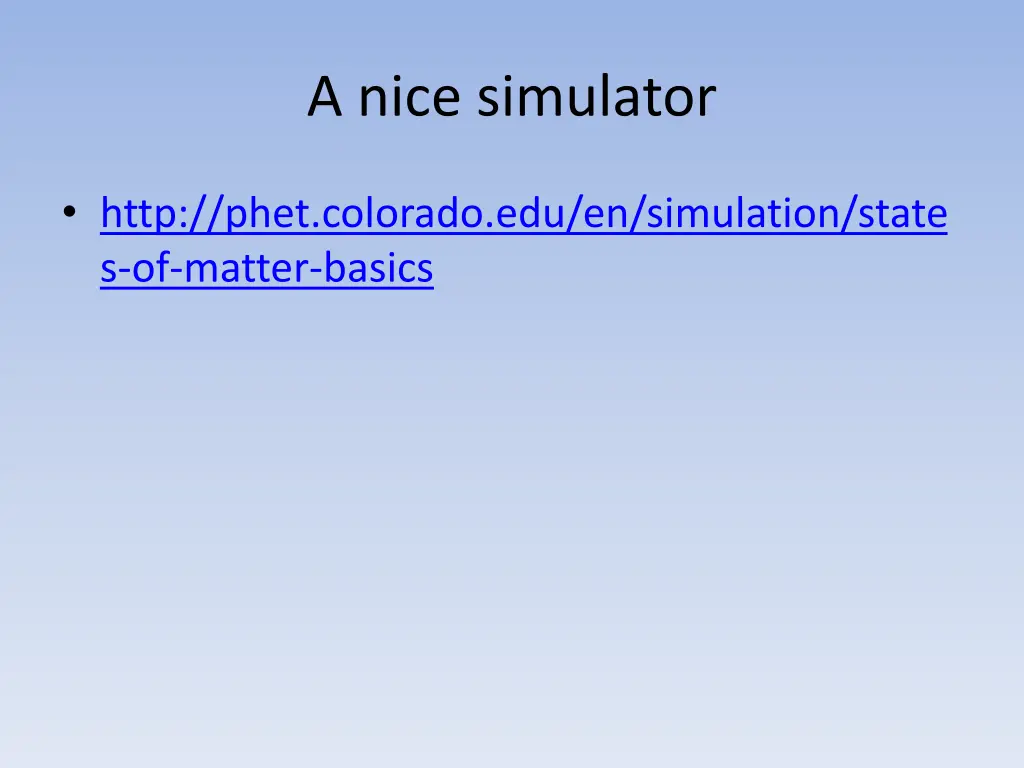 a nice simulator