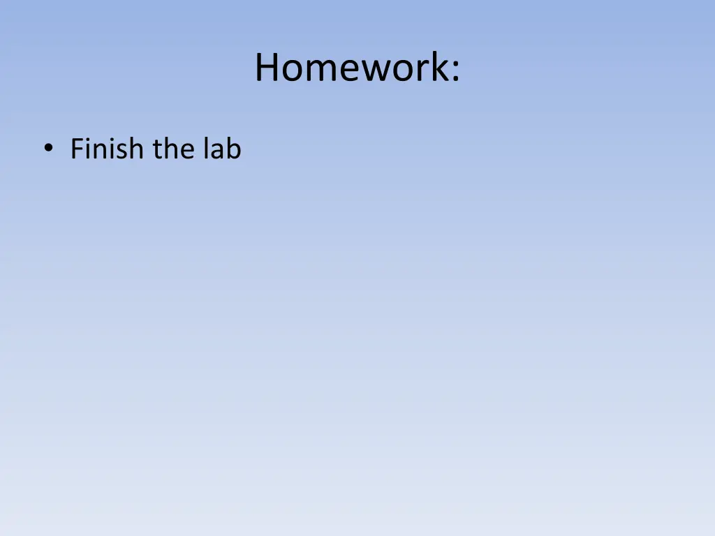 homework 1