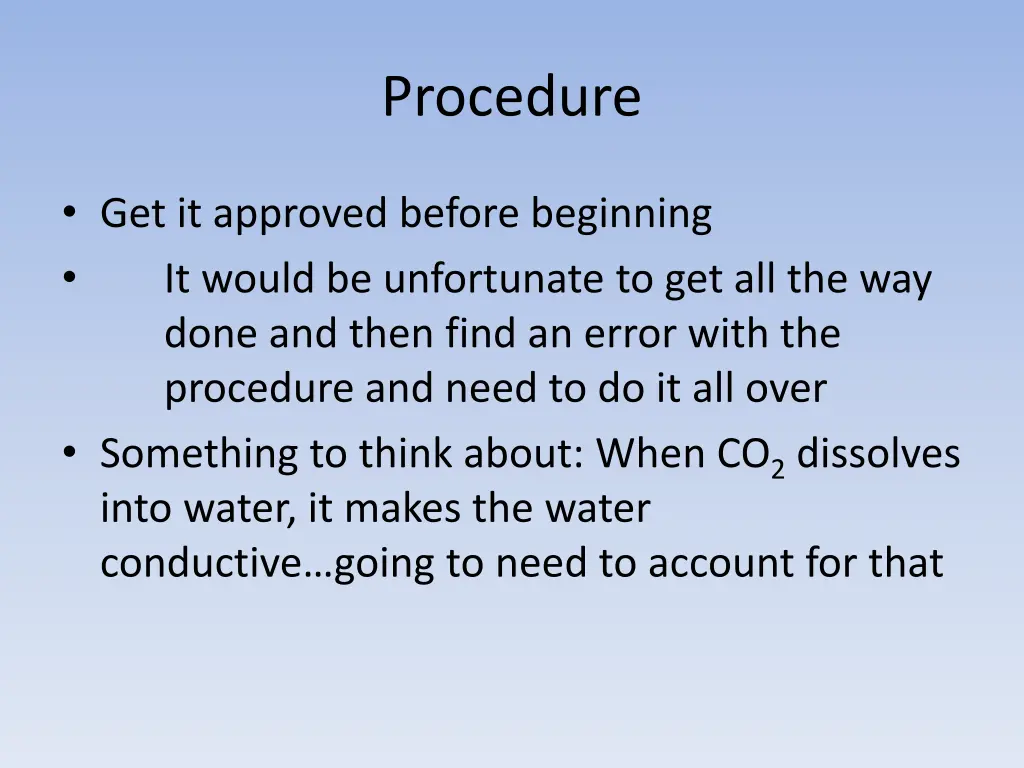 procedure