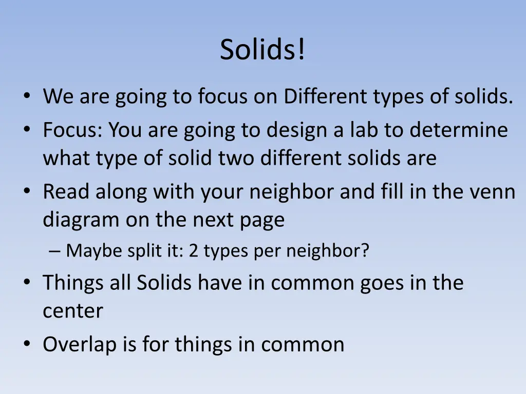 solids 1