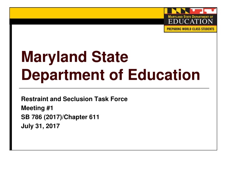 maryland state department of education