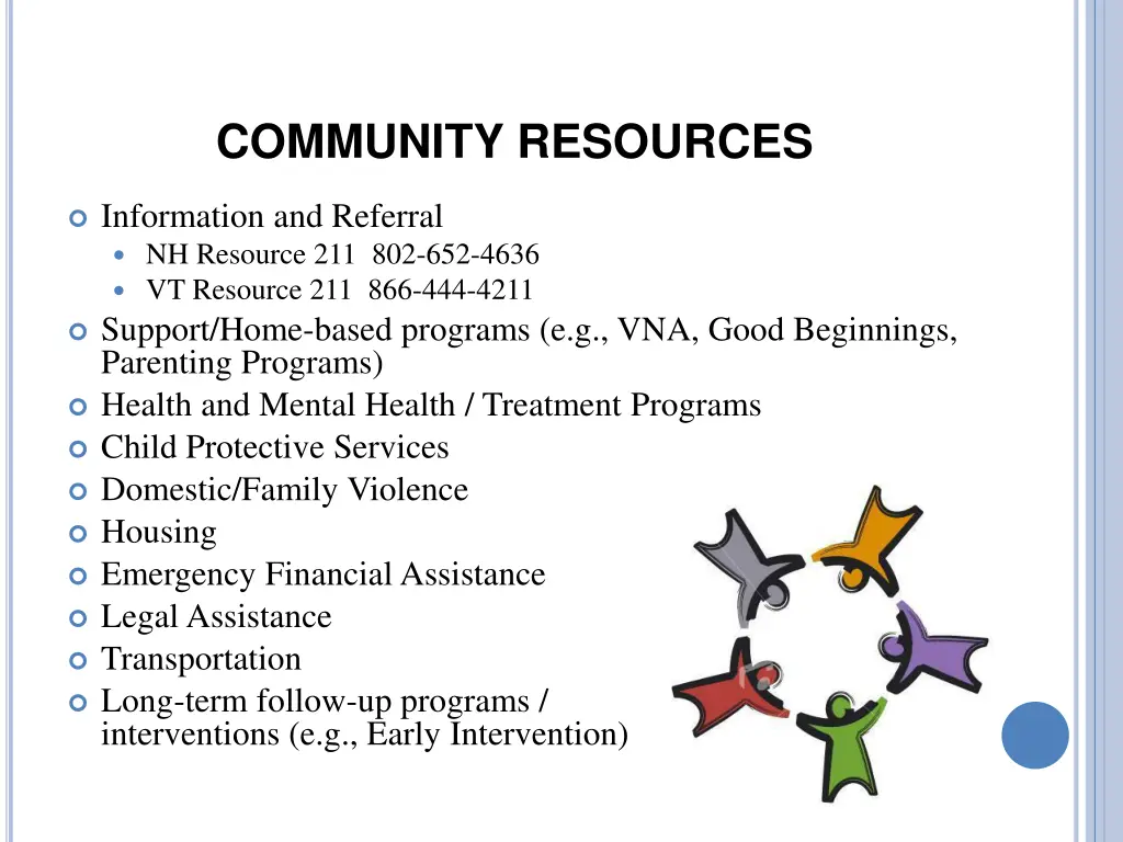 community resources