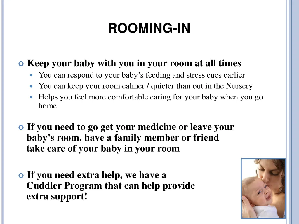 rooming in