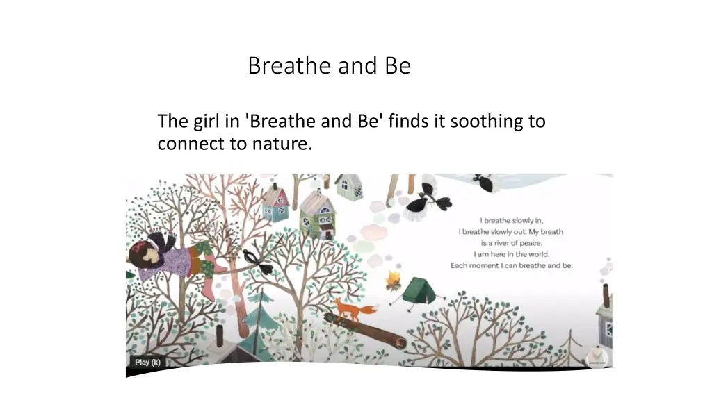 breathe and be