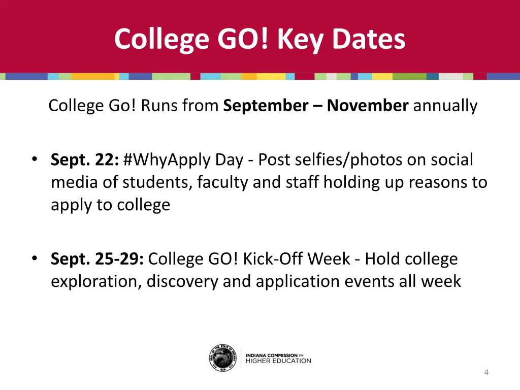 college go key dates