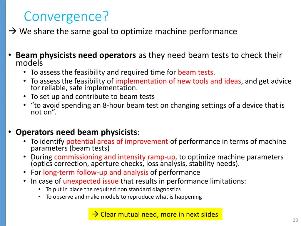 convergence we share the same goal to optimize