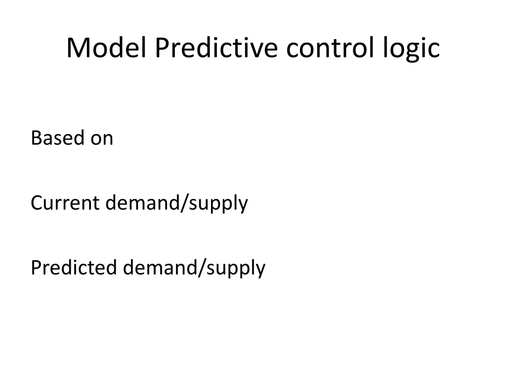 model predictive control logic