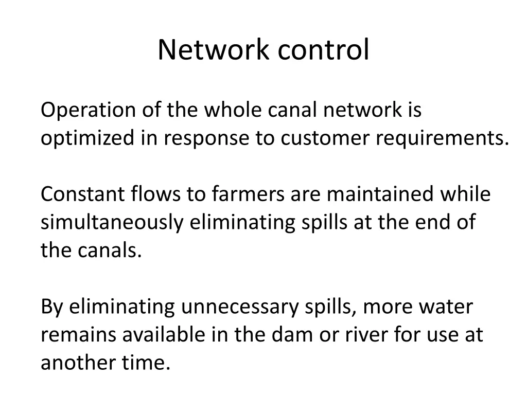 network control