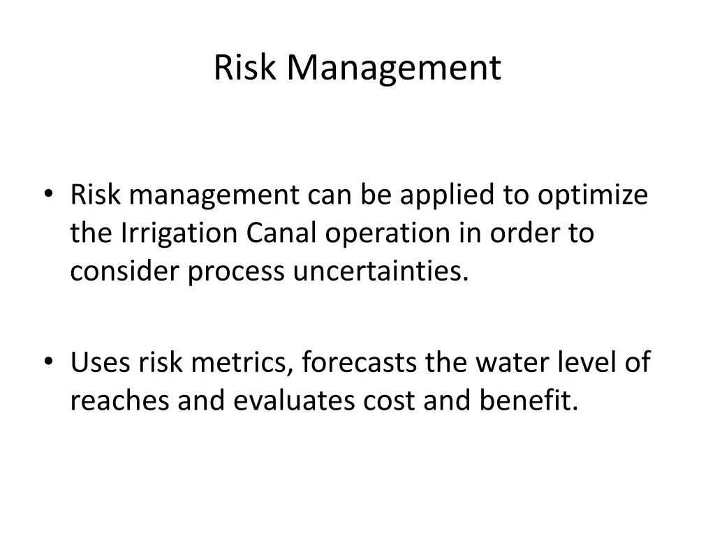 risk management