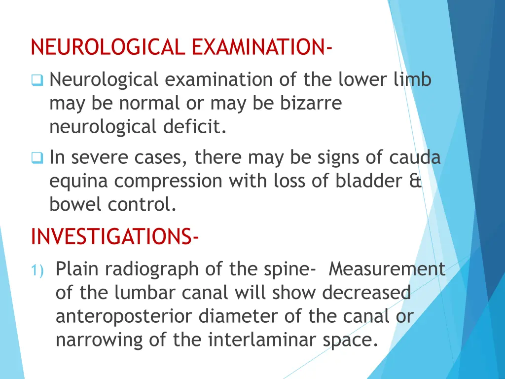 neurological examination neurological examination