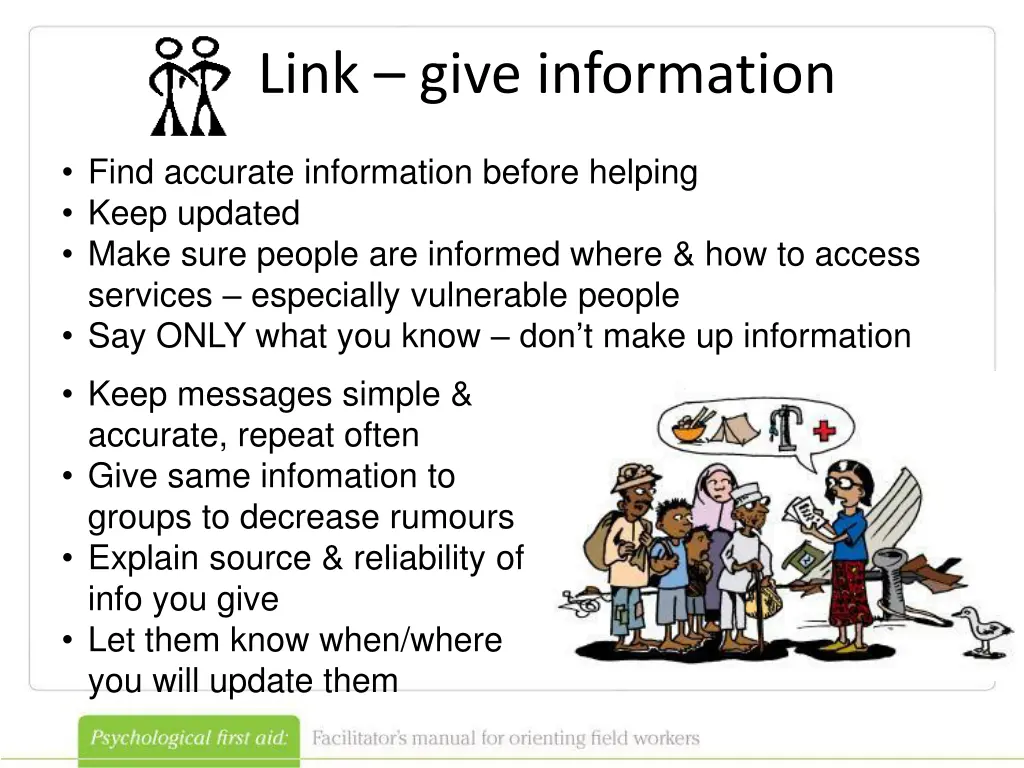 link give information