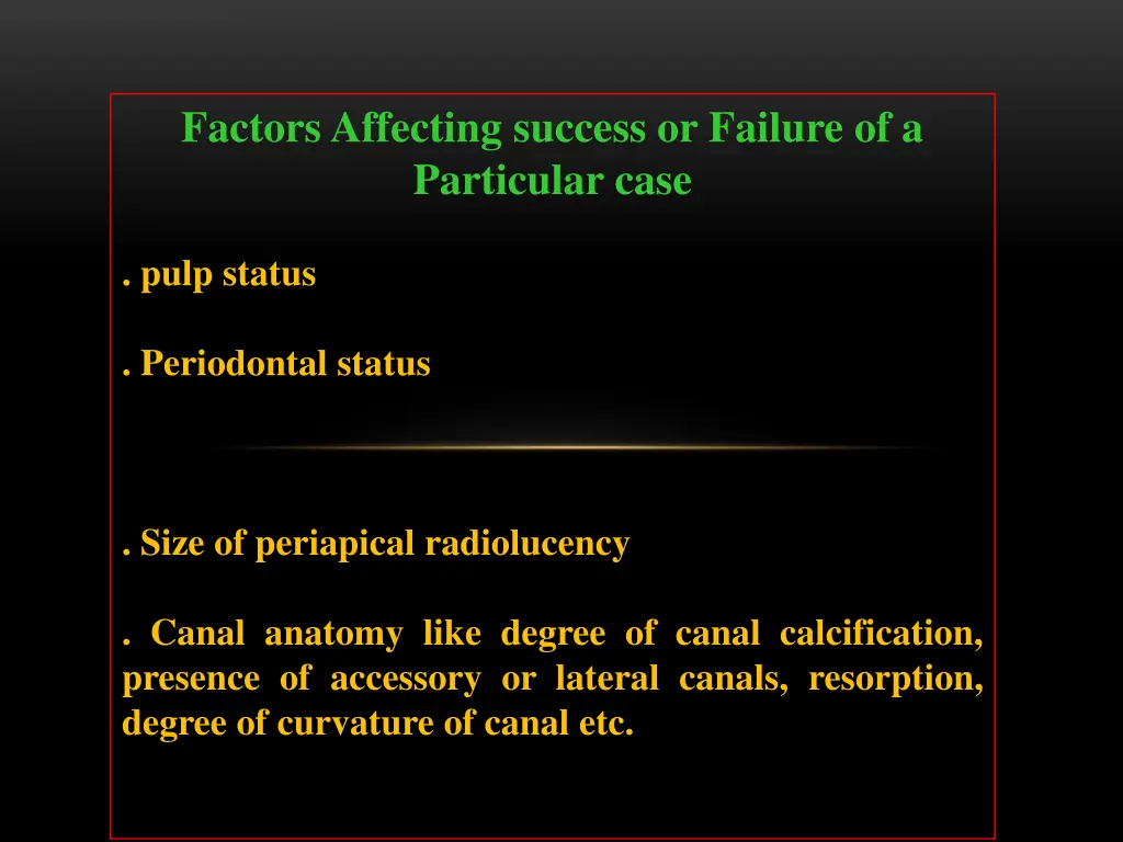 factors affecting success or failure 2