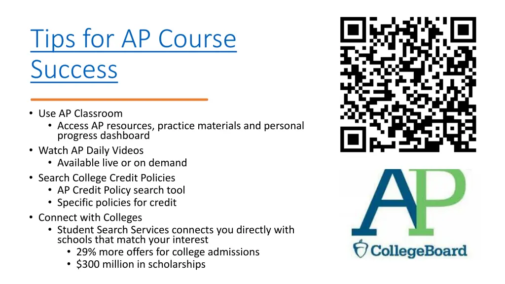 tips for ap course success