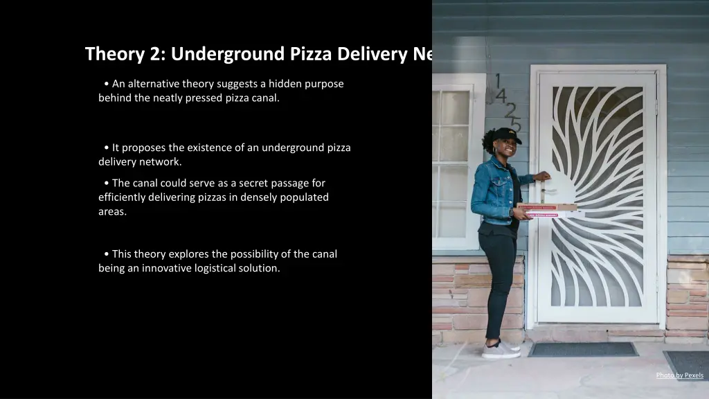 theory 2 underground pizza delivery network