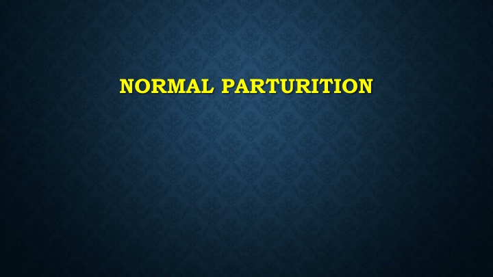 normal parturition