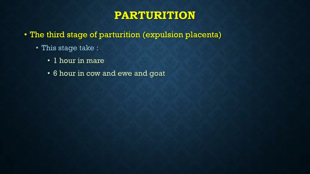 parturition 14