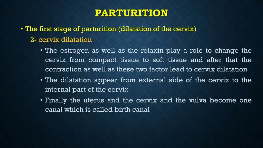 parturition 2