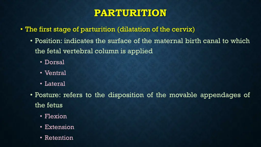 parturition 4