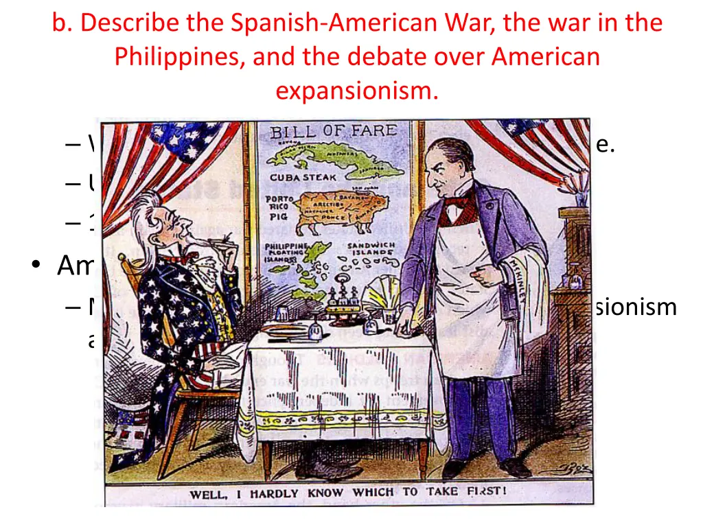 b describe the spanish american 2