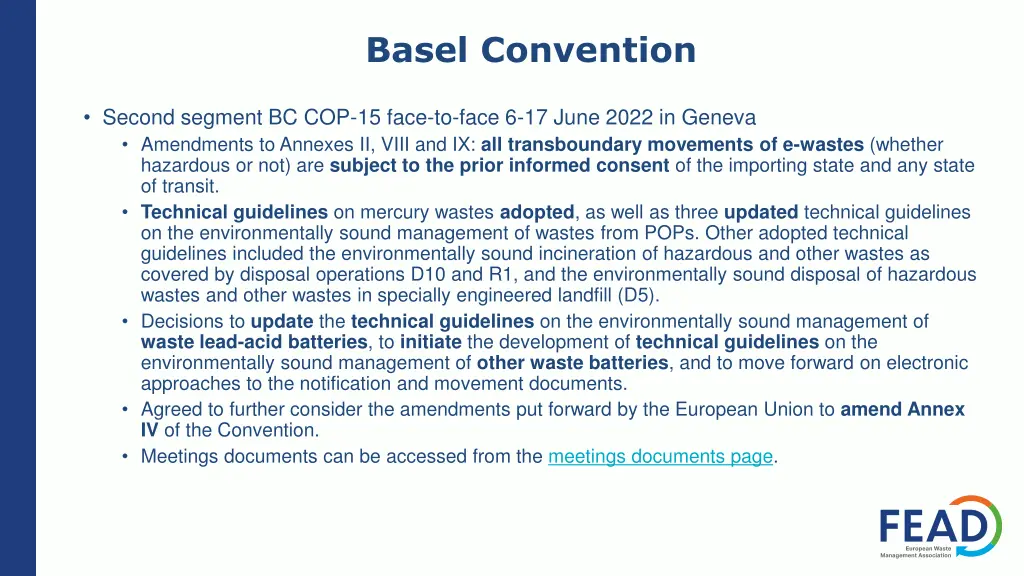 basel convention