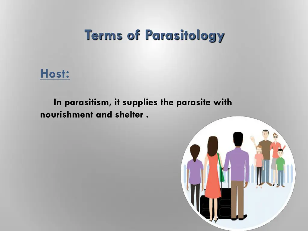 terms of parasitology 1