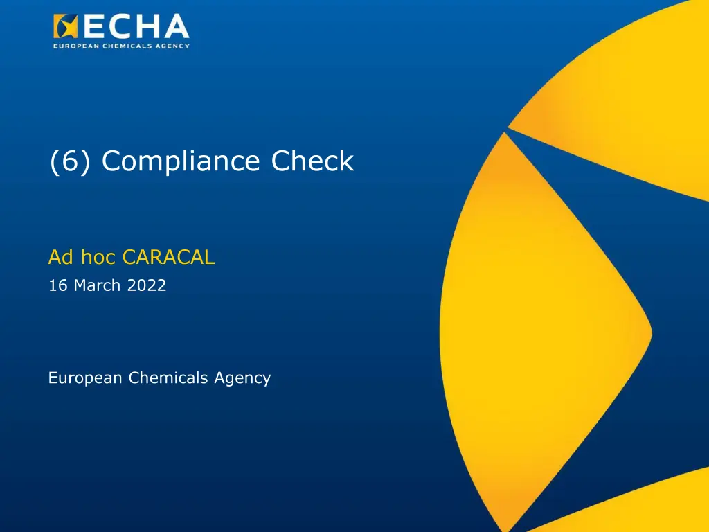 6 compliance check