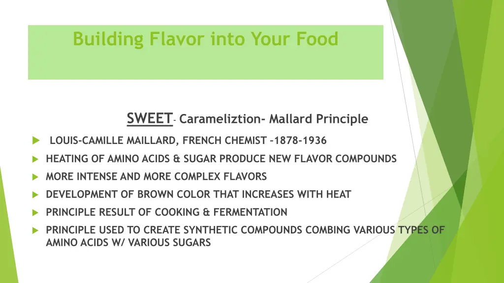 building flavor into your food 2