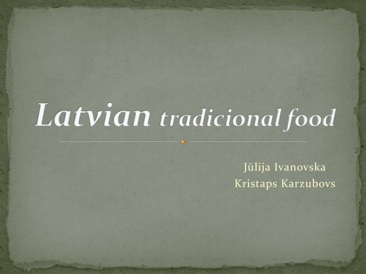 latvian tradicionalfood