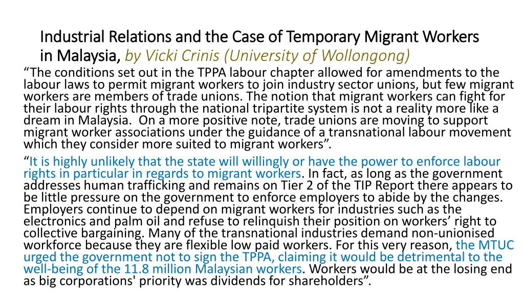 industrial industrial relations and the case 1