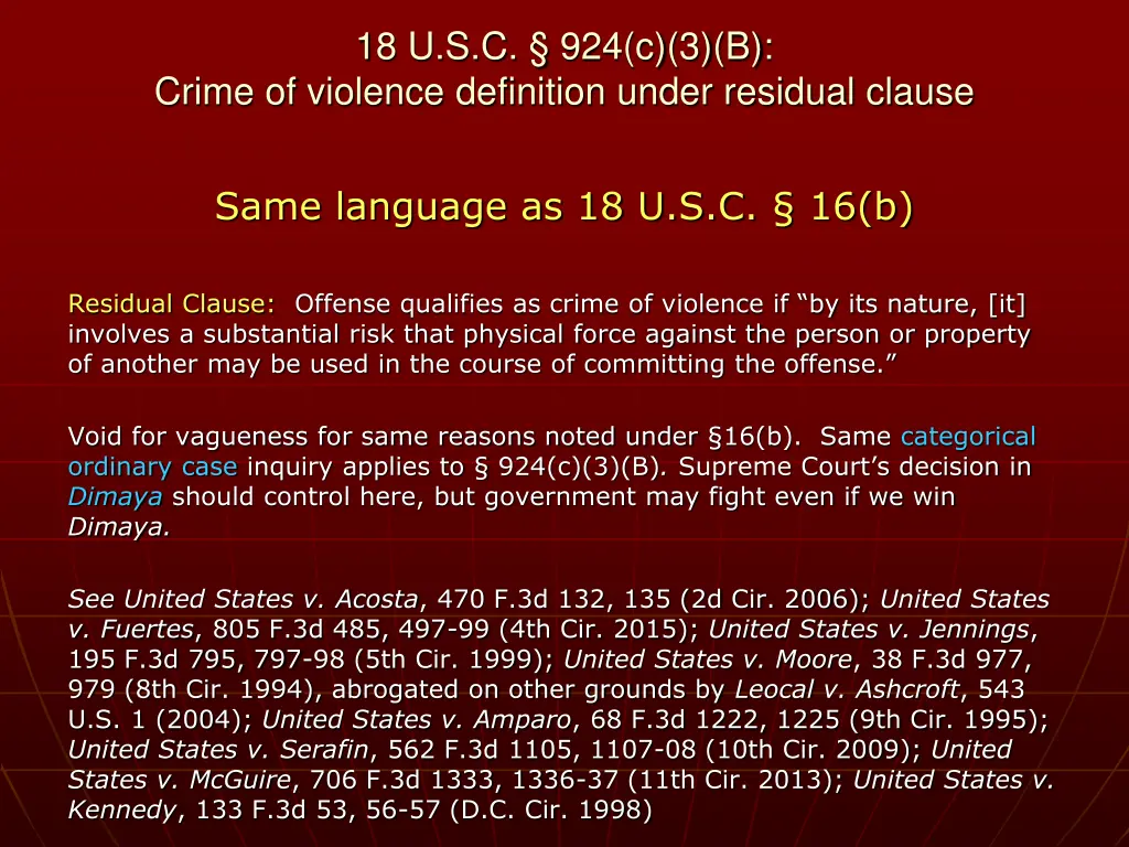 18 u s c 924 c 3 b crime of violence definition