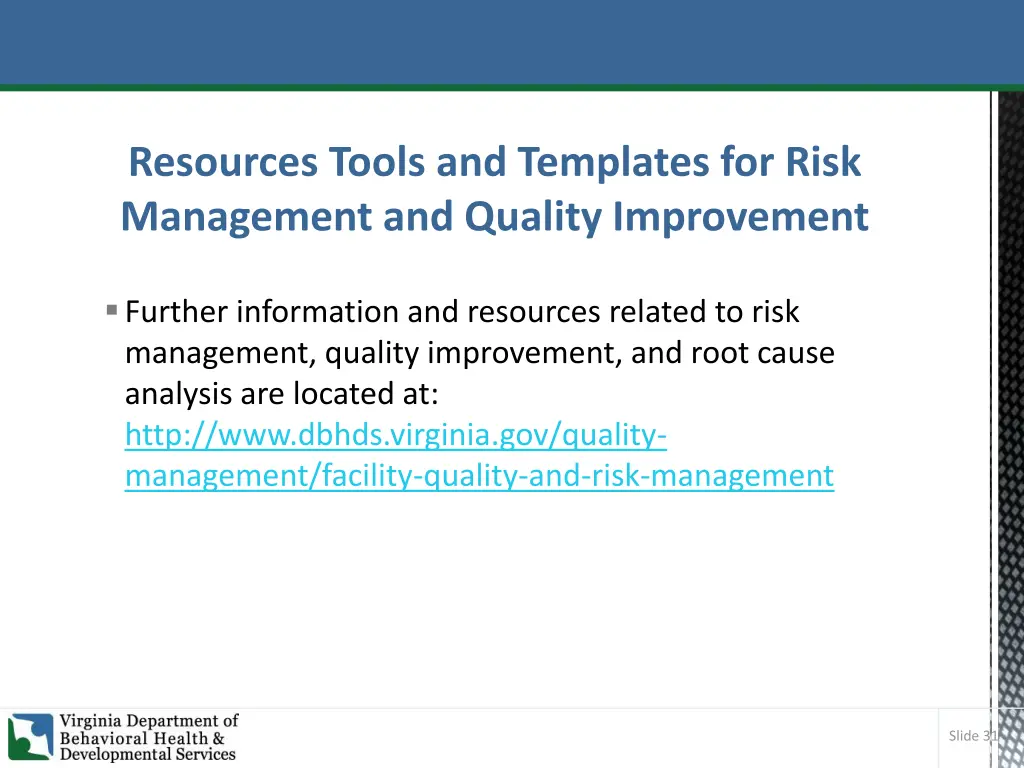 resources tools and templates for risk management