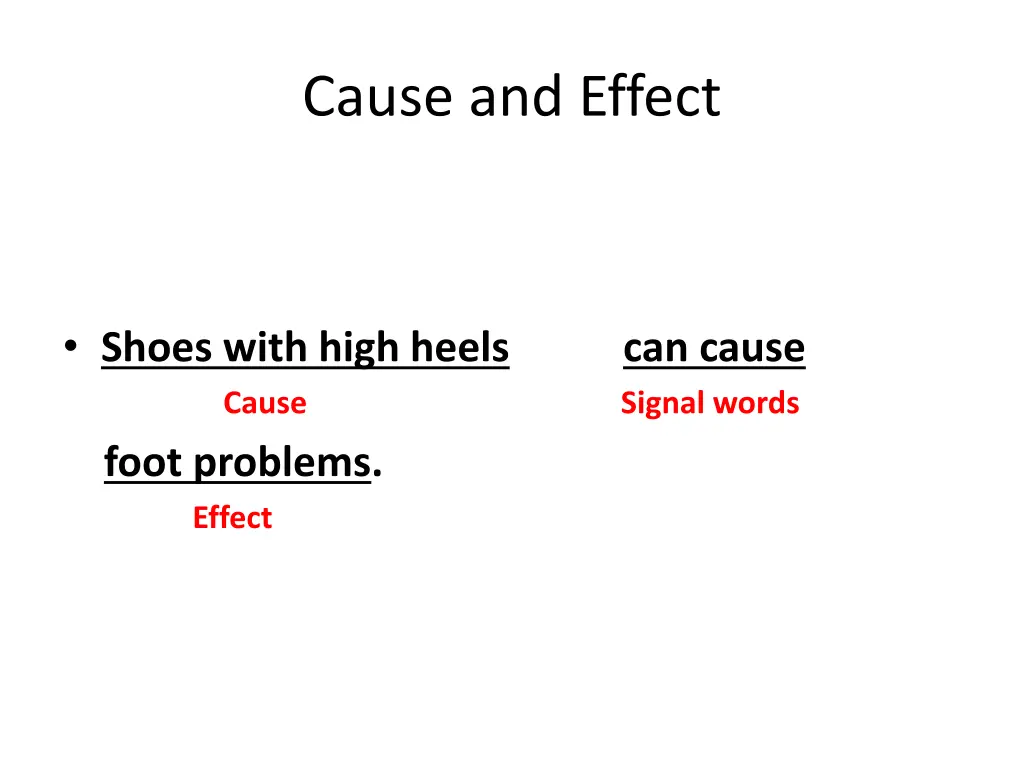 cause and effect 1