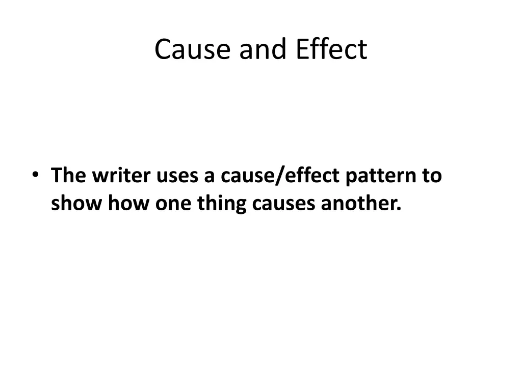 cause and effect 4