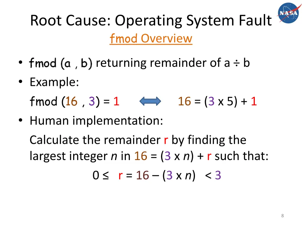 root cause operating system fault fmod overview