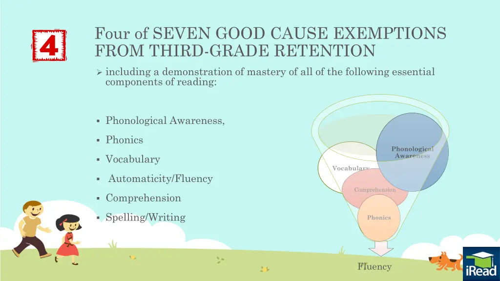 four of seven good cause exemptions from third 1