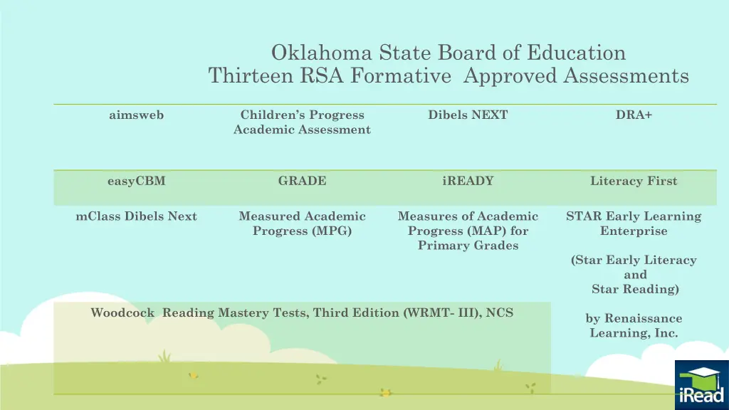 oklahoma state board of education thirteen