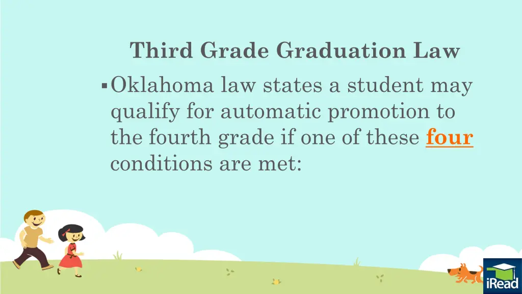 third grade graduation law oklahoma law states