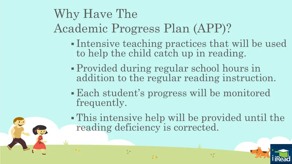 why have the academic progress plan app