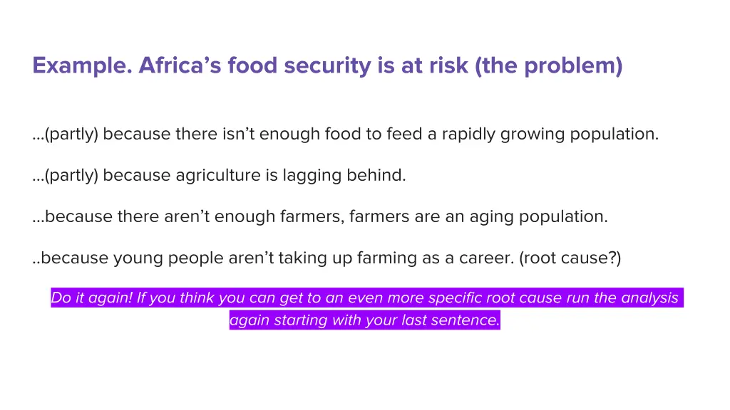 example africa s food security is at risk