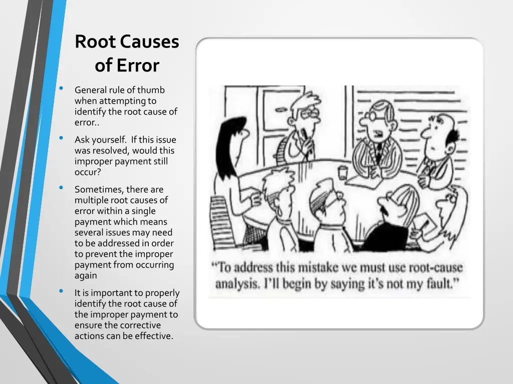 root causes of error